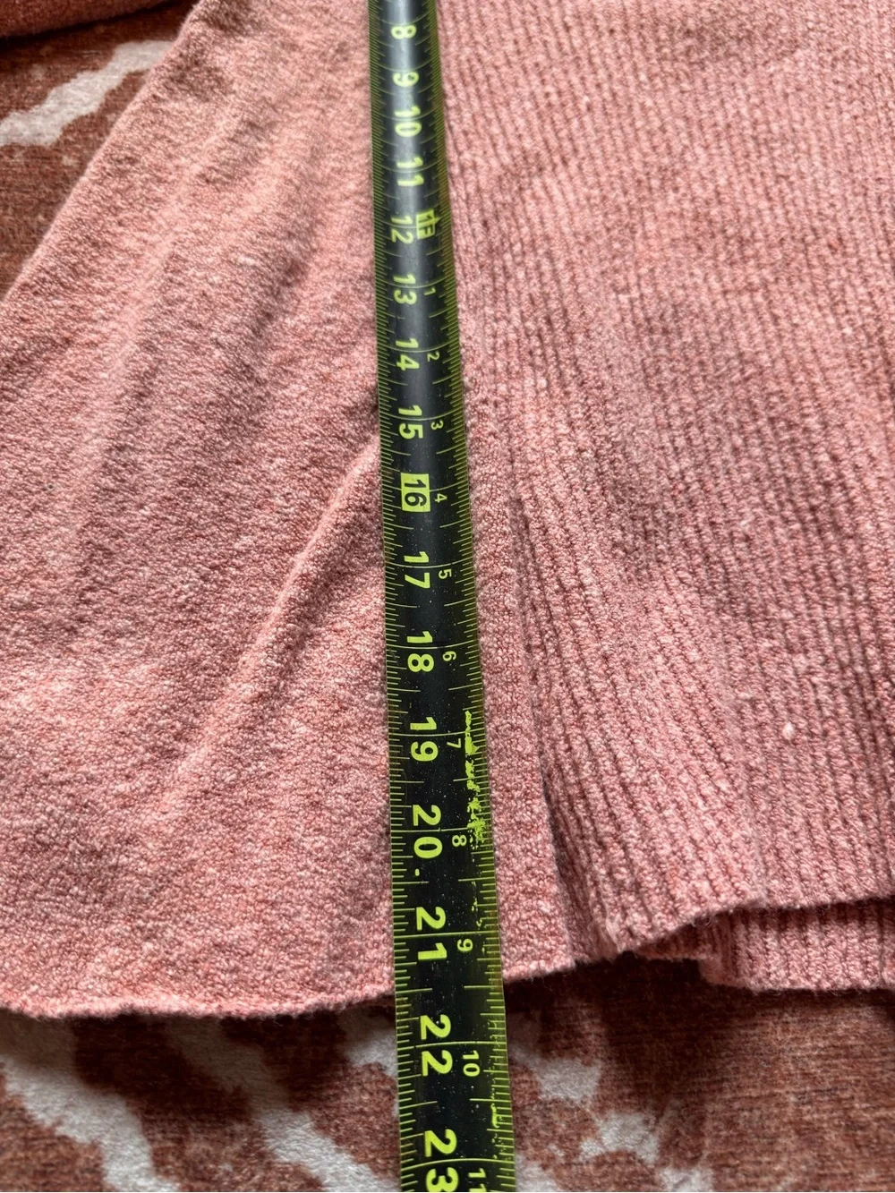 Free people boucle textured baby doll scoop square neck ribbed sweater xs
